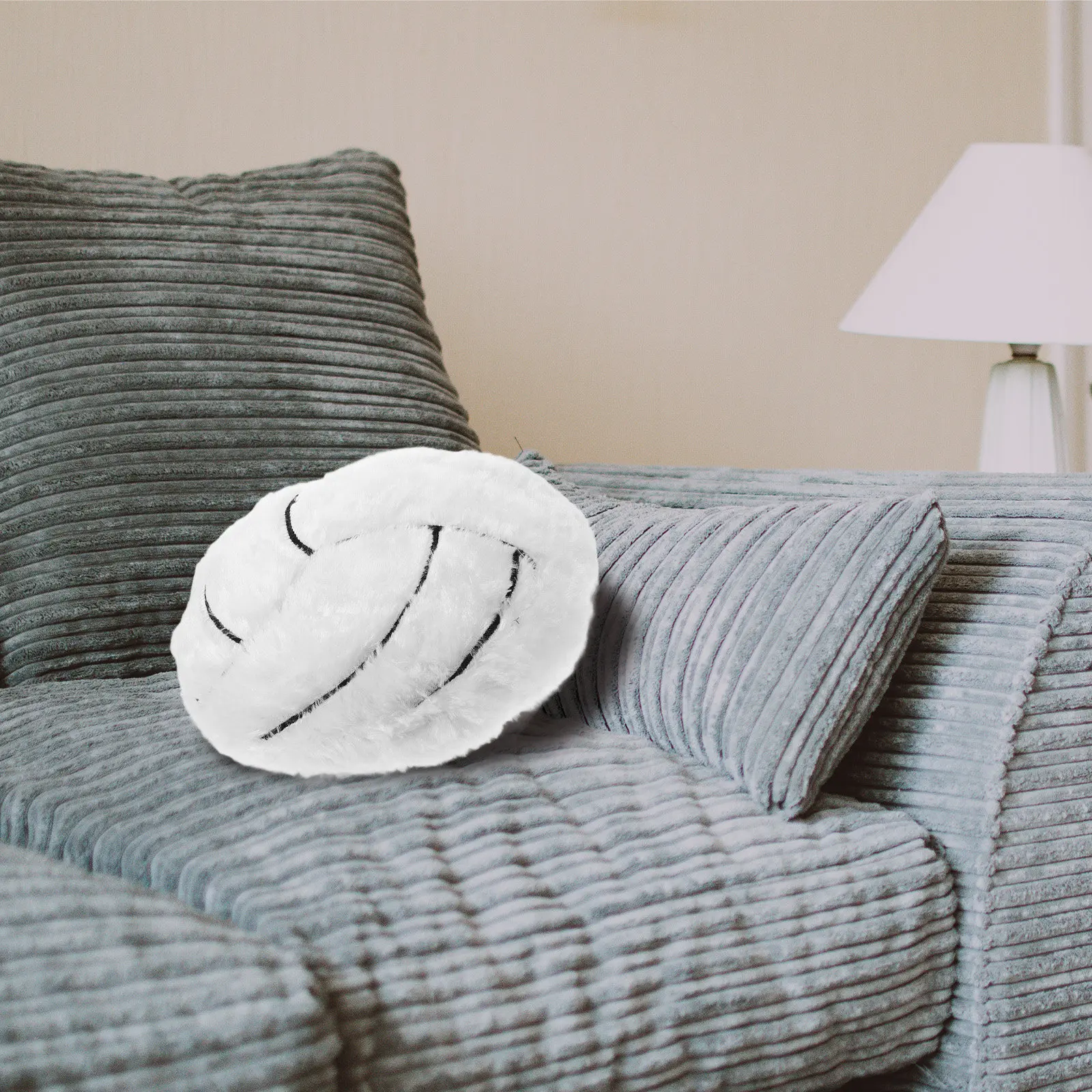 

Volleyball Pillow Soft Stuffed Cushion Decorative Car Pillow Decor Sports Fan Support Relaxation Pillows