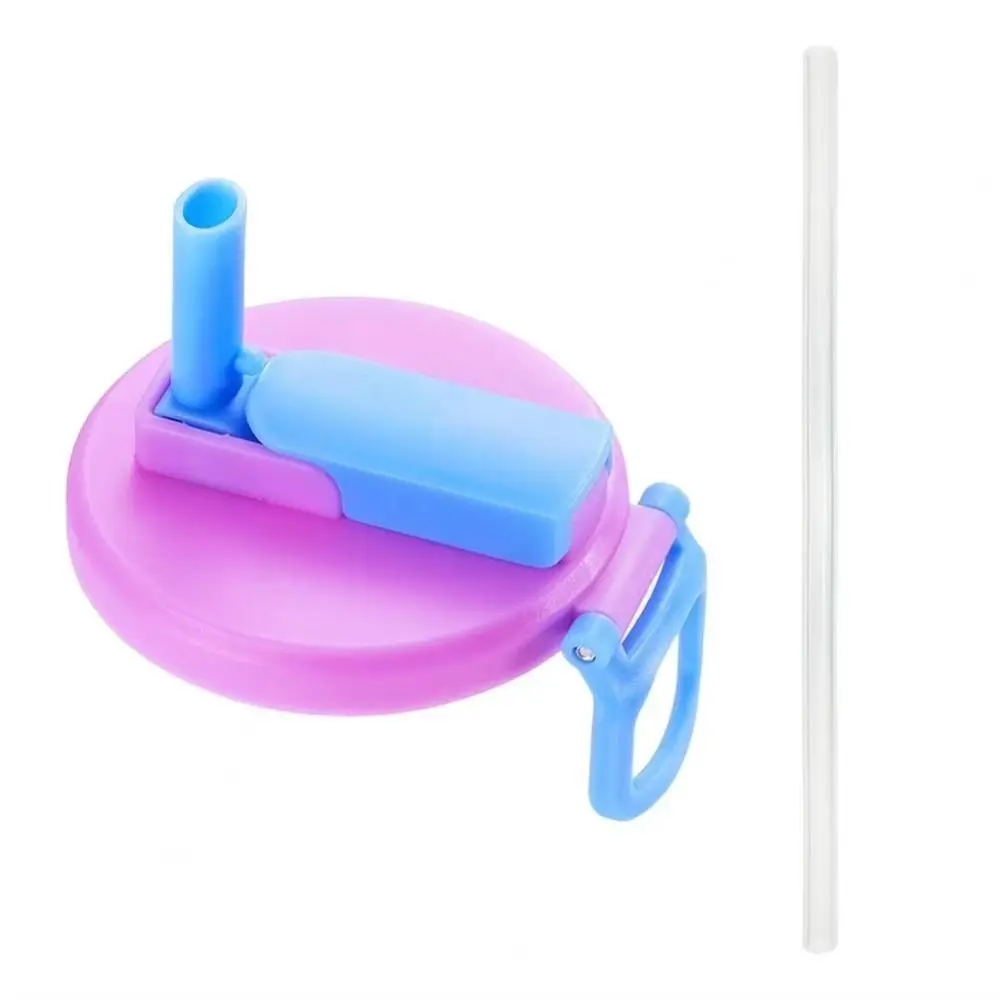Plastic Soda Can Lids Splash Proof Cup Lid Straws Soda ​Can Covers Juice Replacement Water Bottle Cover for Bottle Accessories