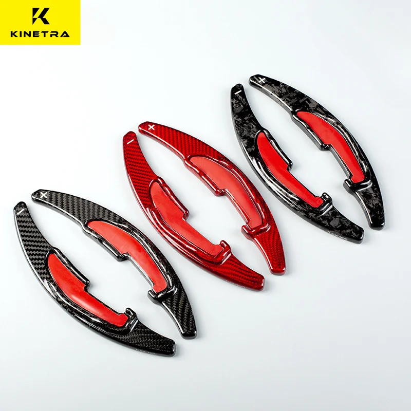 

For BMW M2 M3 M4 M5 M6 X5 X6 Real Carbon Fiber Car Steering Wheel Gear Shift Paddle Shifter Extension Replacement