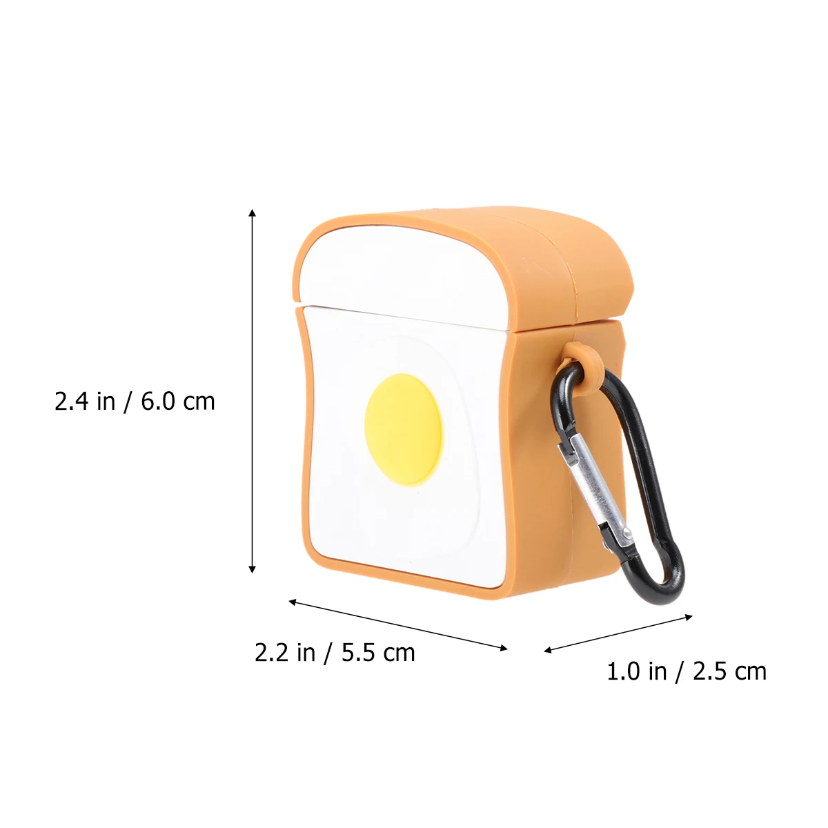 

Wireless Headphone Bag Earphone Case Silicone Cover Compatible Egg Shaped Durable Portable For Shopping