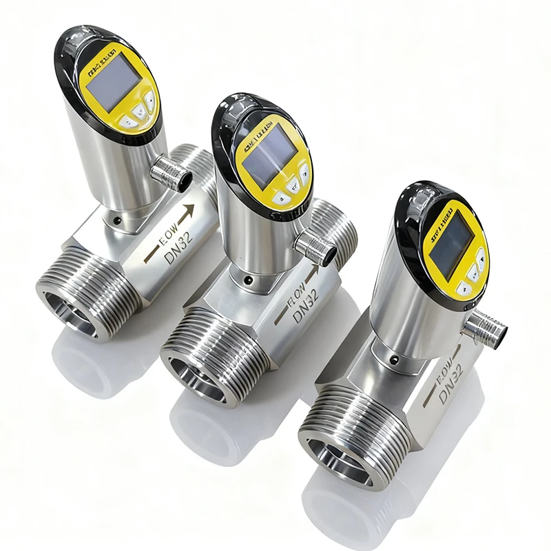 

Customizable OEM Thread Type Turbine OLED Display Liquid Flow Meter 304/316 Stainless Steel Body Water/Oil 0.2-10m/s Flow Range