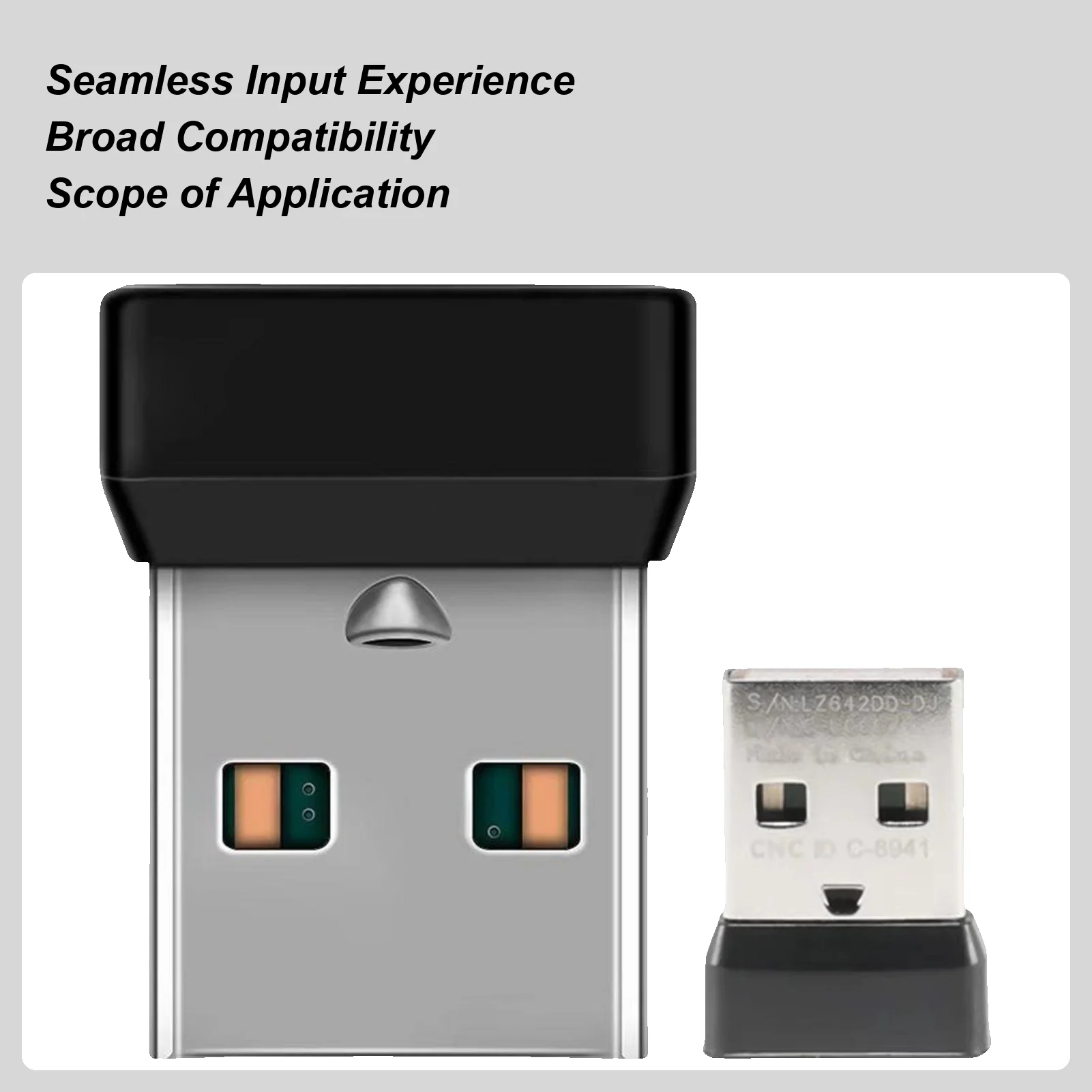 

USB беспроводной приемник клавиатуры беспроводной адаптер Plug and Play ключ для портативного компьютера мультимедийные презентации в путешествии