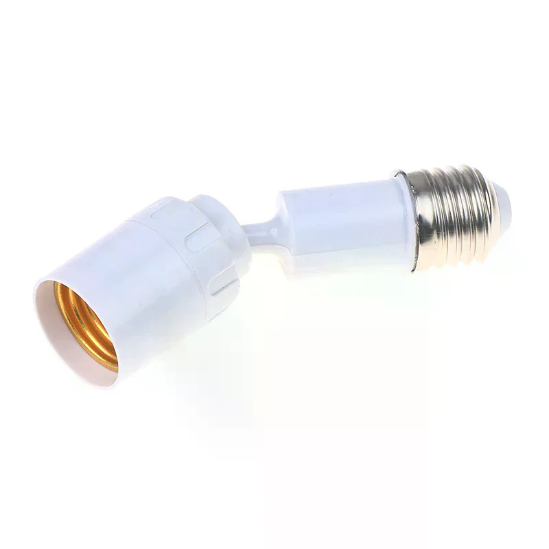 Universal E27 To E27 LED Light Bulb Socket Extender Adapter 360 Degree Rotatable Light Fixture E27 Adjustable Light Bulb Base