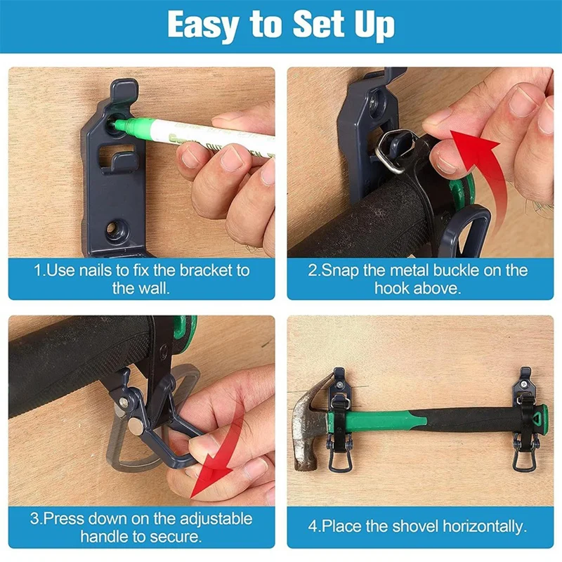 PORK-2Pcs مجرفة جبل لرف السقف جبل مجرفة جبل بين قوسين اكسسوارات جدار تصاعد تنوعا