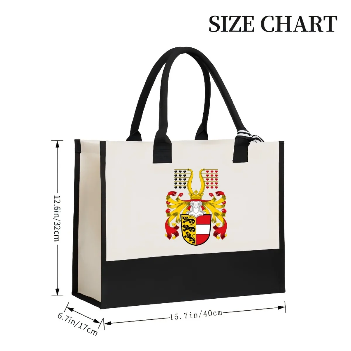 Landtag of Carinthia 2026 وصول جديد موضة عملية واسعة قابلة لإعادة الاستخدام حمل حقيبة نمط طباعة 2 لهجة الثقيلة كتف كبير