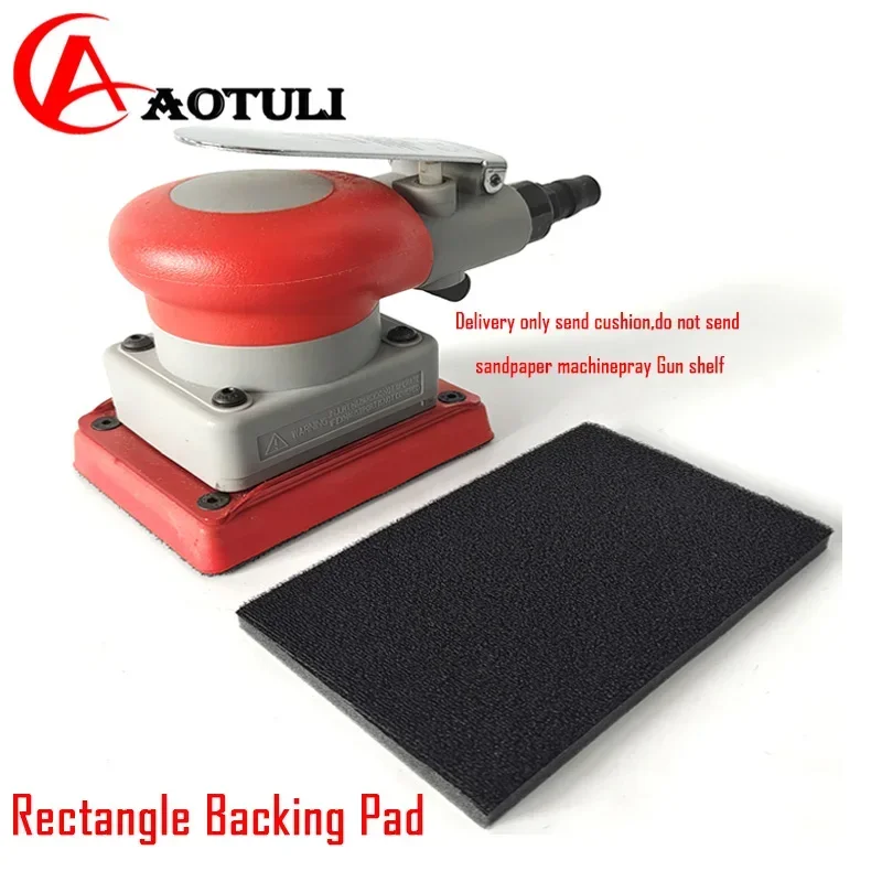 

Rectangle Backing Pad 75mm*120mm Soft Foam Interface Cushion Pad Hook and Loop Protecting Sanding Disc Sander Protection Tools