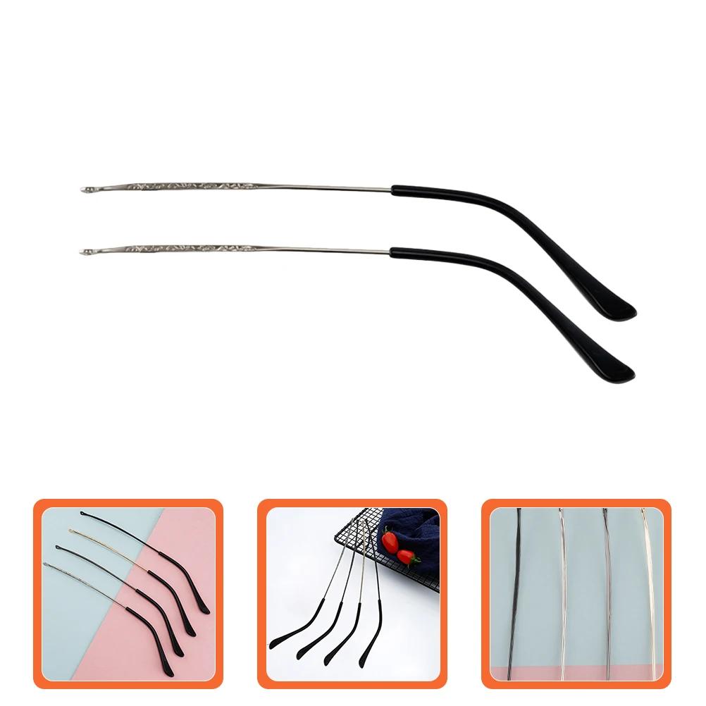 

Metal Glasses Arm Legs Eyeglasses Repair Kit Lightweight Comfortable Universal Silver Temple Accessories Fits Most Glasses