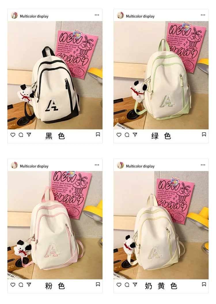 school bag Kids backpack water proof Preschool Ages 6-18 Spine protection Reduce the burden Large capacity