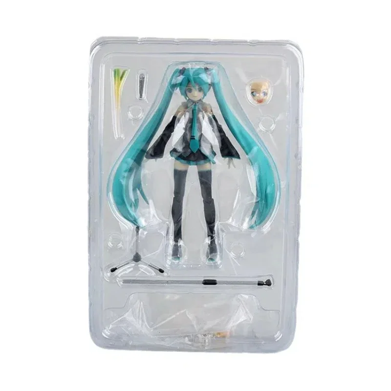 กล่อง 14 ซม.Hatsune Miku figma 014 Joint เปลี่ยนได้ Action Figure PVC รูปปั้นโต๊ะตกแต่งของเล่นตุ๊กตาของขวัญ