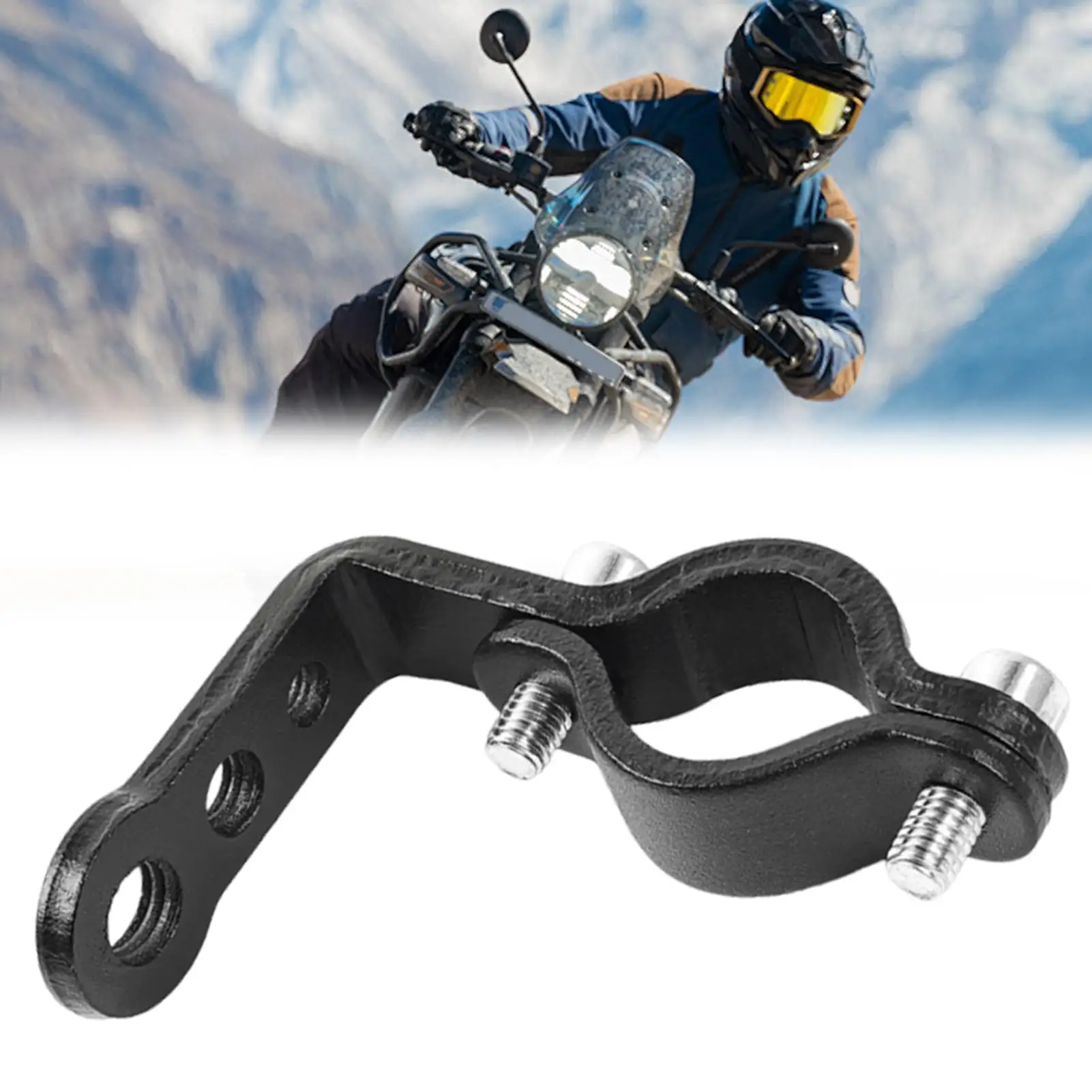 

Motorcycle modification extension bracket spotlight fixing pipe clip handlebar extension bracket for Headlight Phone