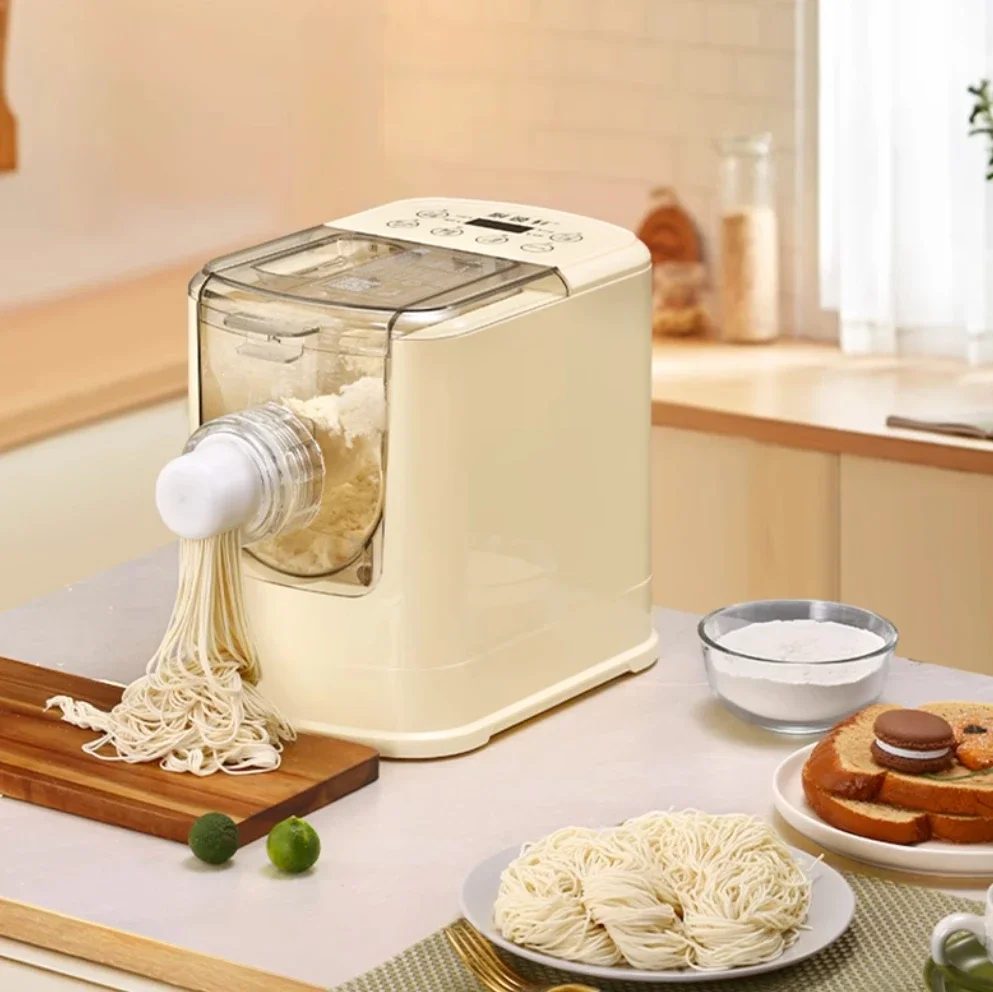 ماكينة صنع المكرونة الكهربائية متعددة الوظائف الأوتوماتيكية بالكامل ماكينة صنع المعكرونة المنزلية الذكية ومغلفة الزلابية ماكينة صنع المكرونة المتكاملة