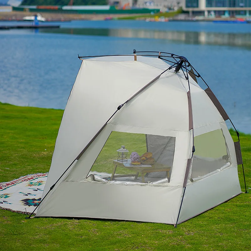 Portable Automatic Quick-Opening Beach Tent Oxford Fabric For Indoor/Outdoor Children's Camping Picnics Overnight Equipment