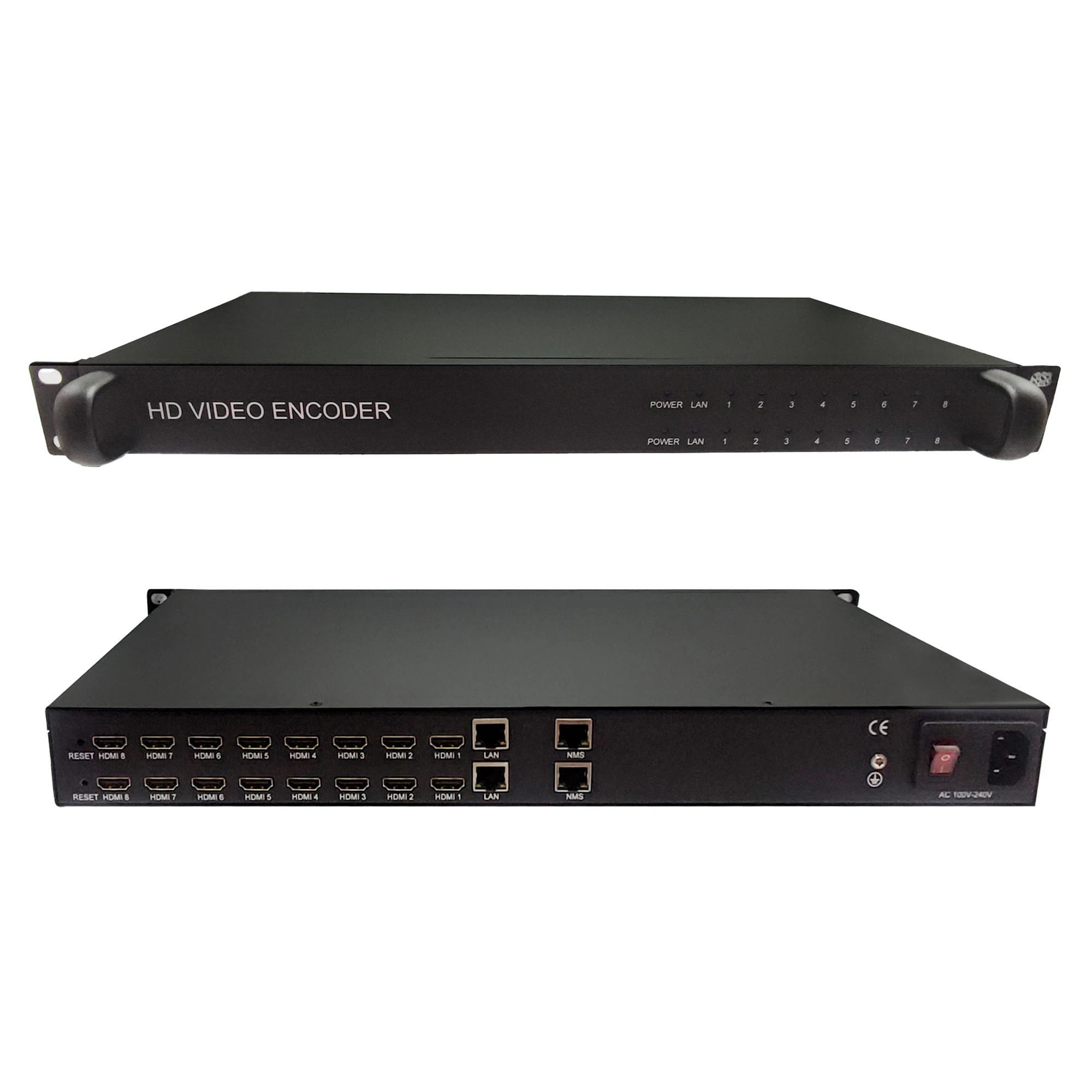 8 /16/ 24/ channel hdmi to IP video encoder Hotel digital TV system front-end equipment, H264 HD encoder