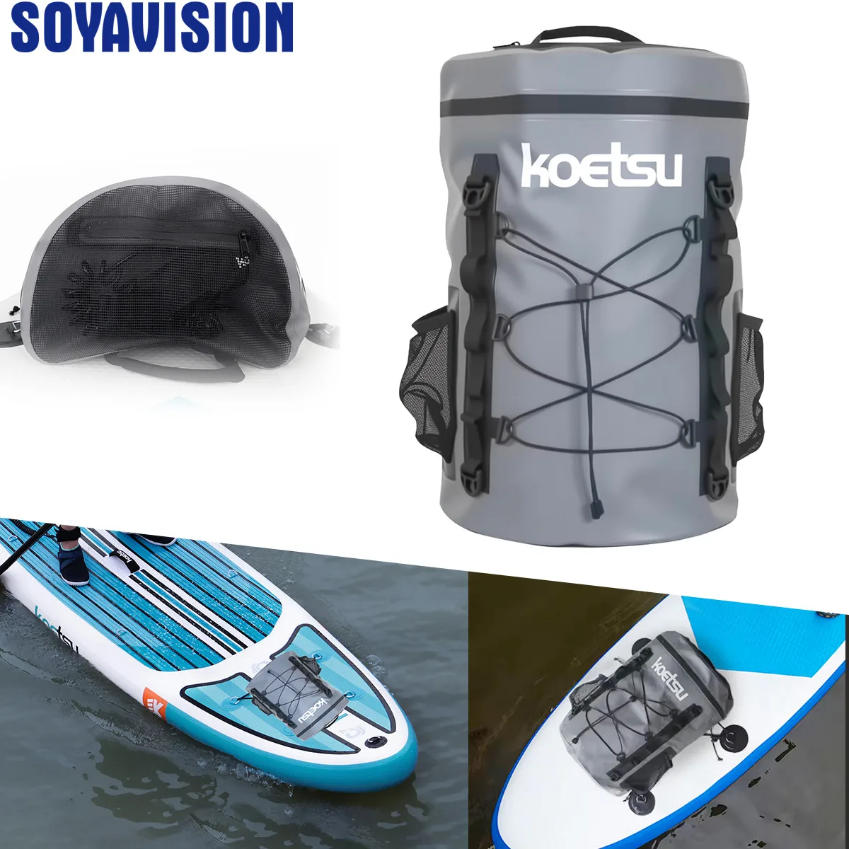 

Портативная водонепроницаемая сумка-чехол для досок для SUP-серфинга, сапбордов и аксессуаров для каякинга