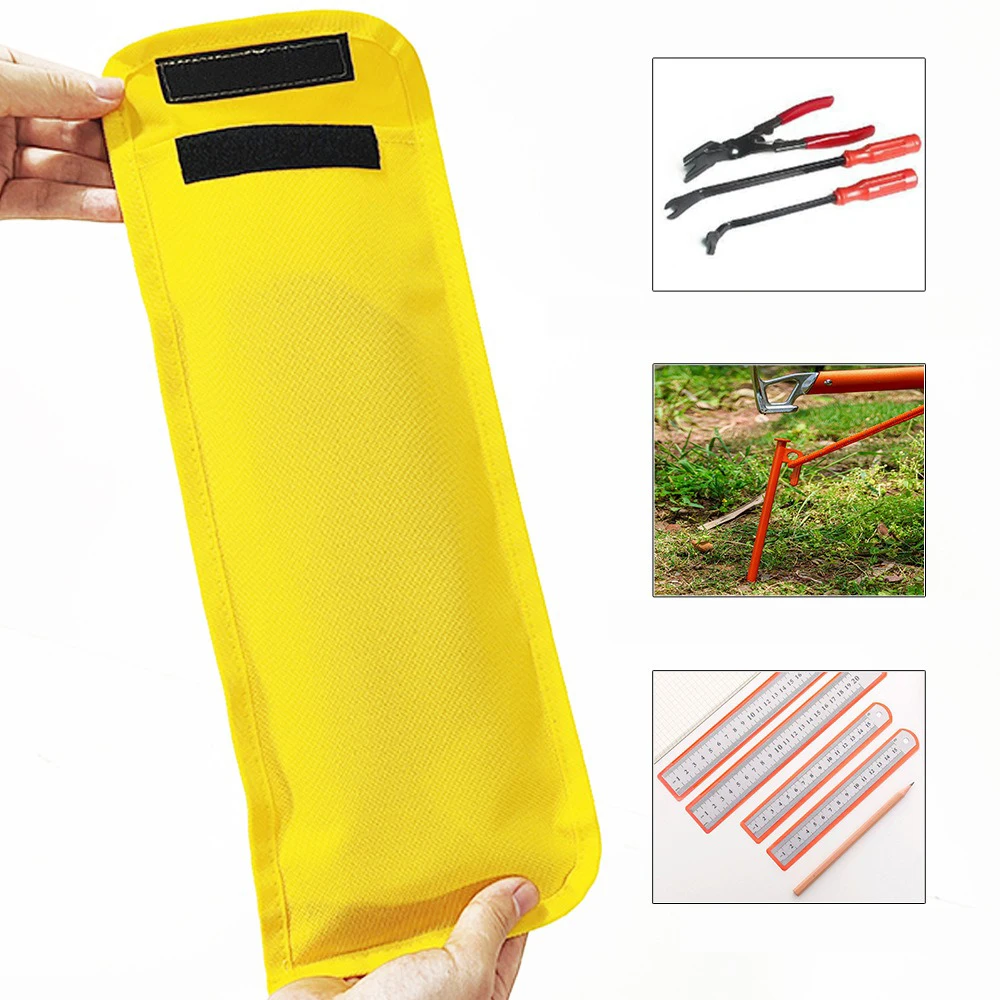 

5PCS Oxford Cloth Camping Tent Stake Bag Portable Handheld Ground Nail Storage Outdoor Tool Accessories