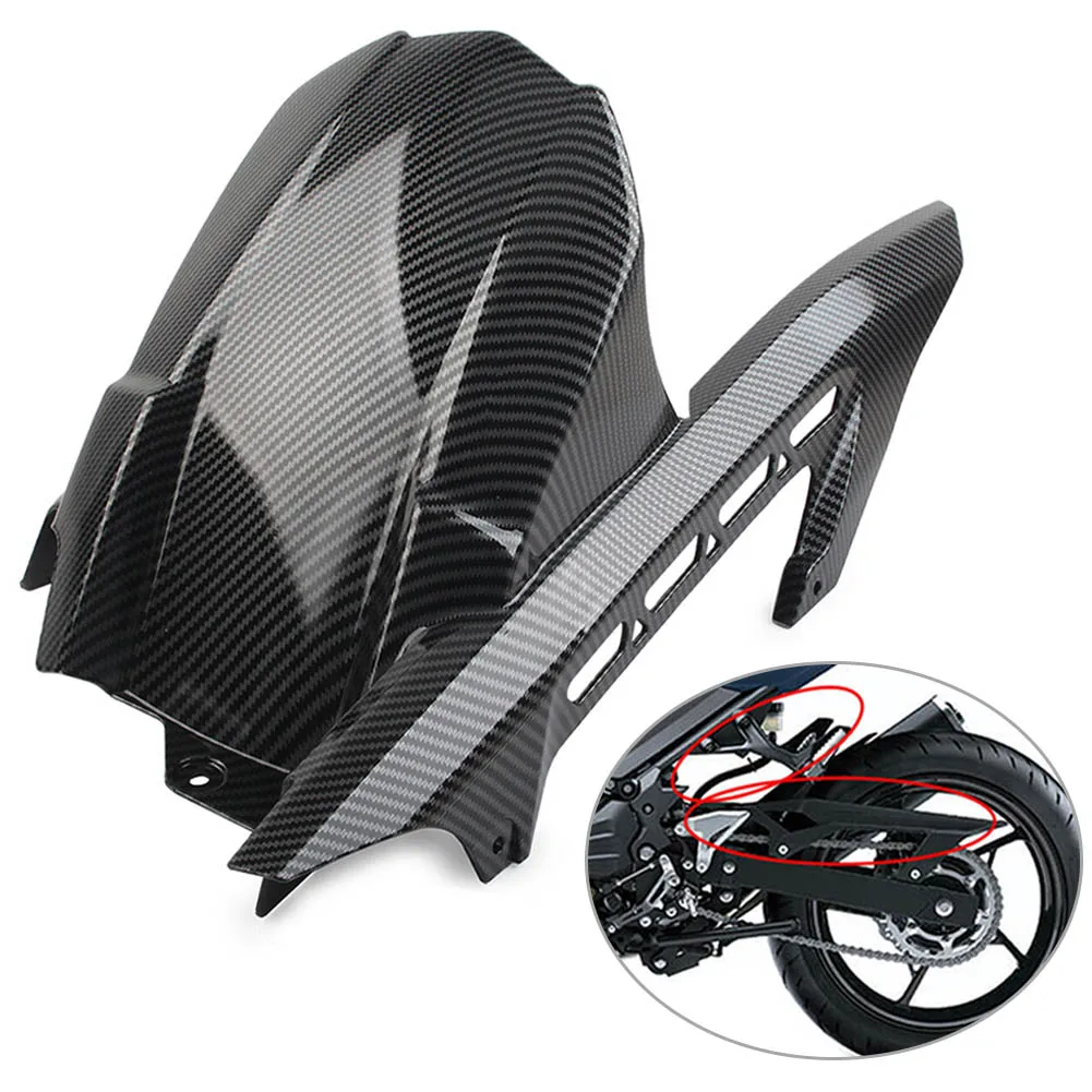 

For Kawasaki Z900 2017-2023 For Z900RS 2018-2023 Motorcycle Carbon Fiber Rear Hugger Fender Mudguard Chain Guard