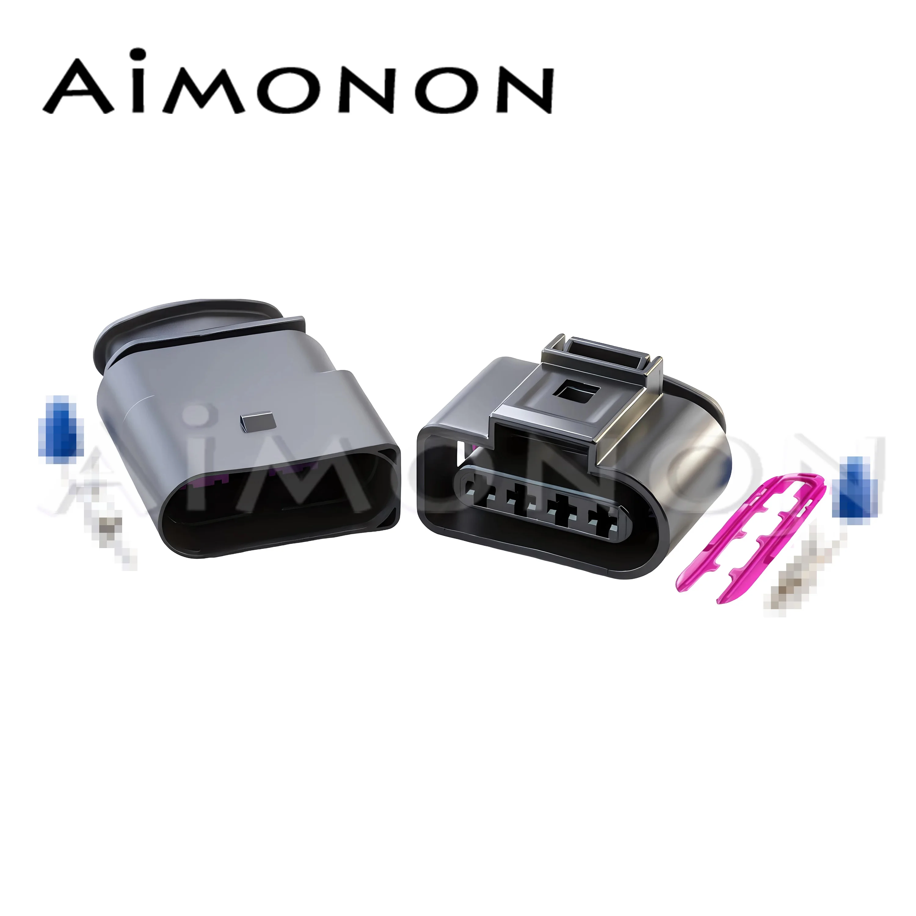 4 pin 3.5mm automotive waterproof connector 4B0973724 coil extension adapter ignition coil plug 1J0973824 1J0973724 1J0 973 824