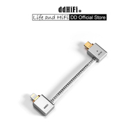 DD ddHiFi MFi09L Light-ning to USB-C L-Shaped OTG Cable, Great Partner for Bundling Use with the DAC & AMP