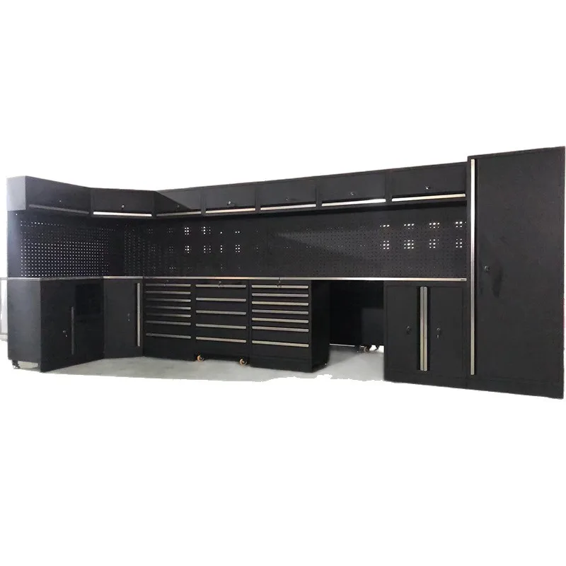 High-end combination corner tool cabinet workstation, designated special and durable for auto repair shops