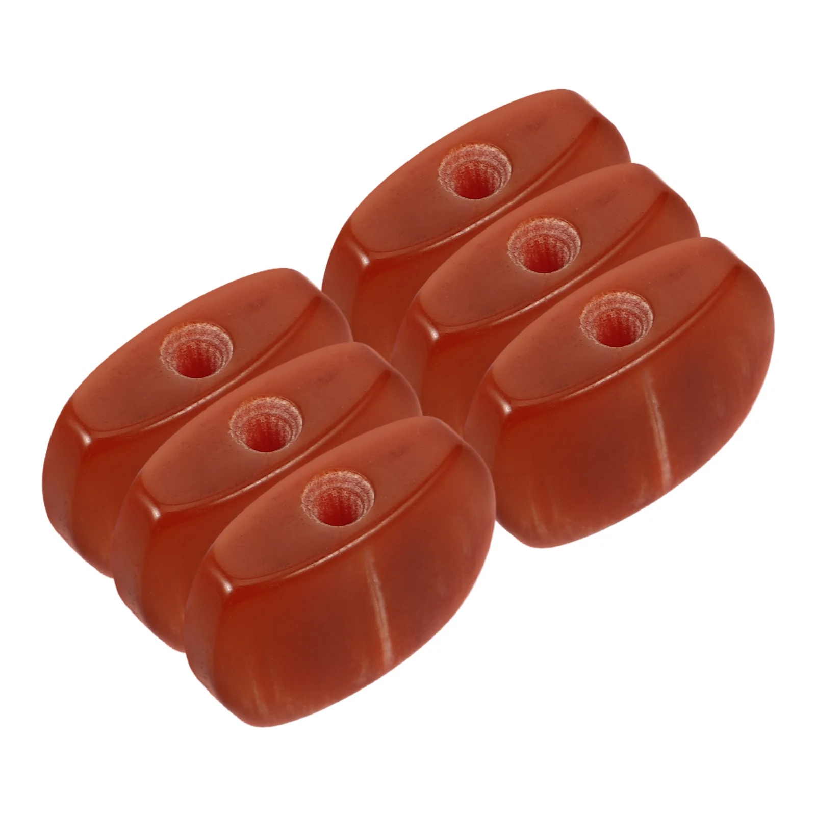 

6 Pcs Tuner Handle Guitar Tuning Peg Buttons Replacement Semi-closed Pegs Machine Heads Electric Parts