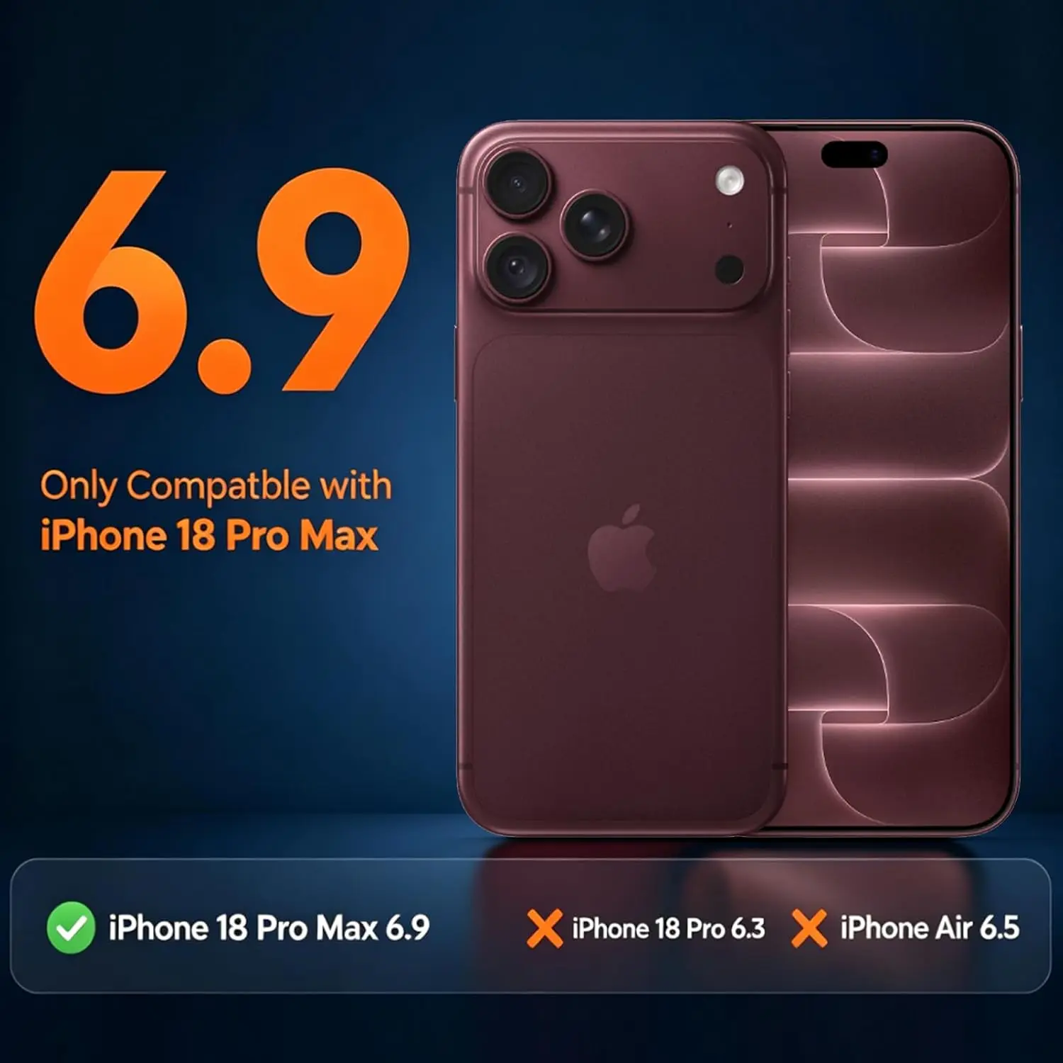 Battery Case for iPhone 18 Pro Max,10000mAh High Capacity Rechargeable Portable Extended Charger Case Wireless Charging 17Promax