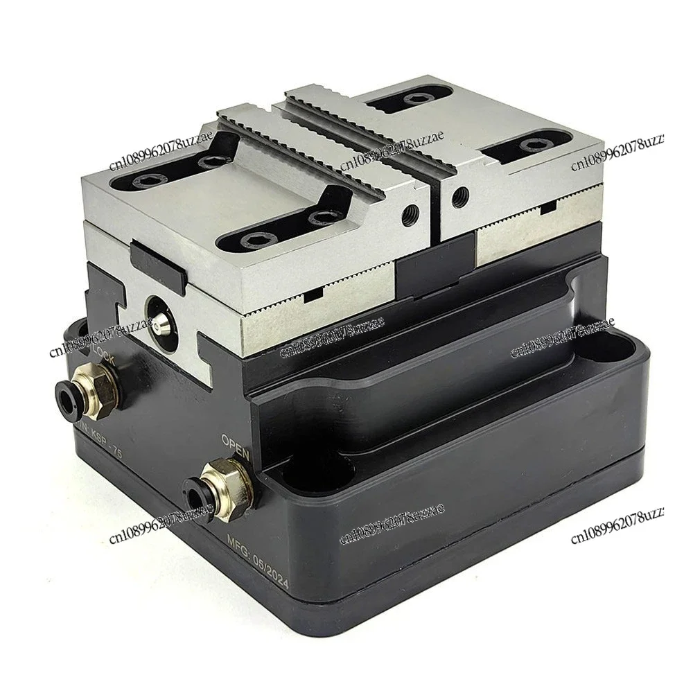 Pneumatic Self Centering Vise Concentric Clamping Vise 5 Axis Precision Pressure Holding Fixture
