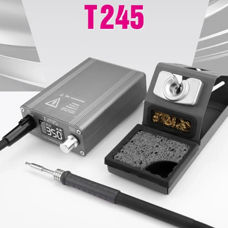 

Precision T245 soldering station 130W LCD Digital display soldering iron universal C245 soldering iron tip Welding station