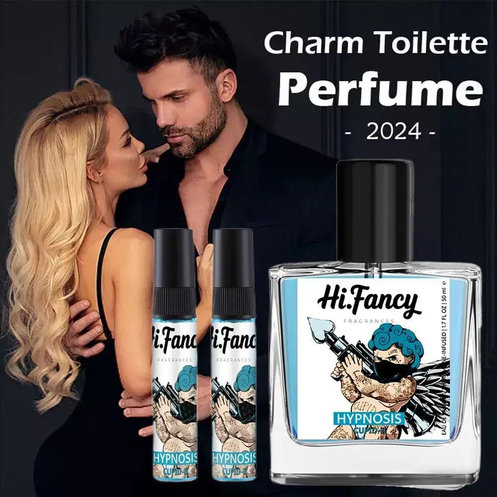 70ml+5ml*2 Original Cupid Men's Pheromone Cologne Lasting Mature Hypnotic Rich Fragrance High Quality Hombre Perfume Body Spray