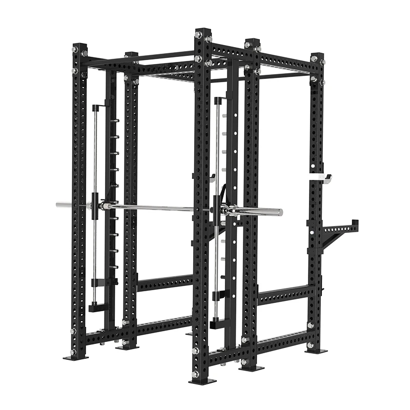 Lorrtta Professional Steel Power Cage Squat Rack Gym Equipment For Weight Lifting Core Muscle Strength Training Bodybuilding