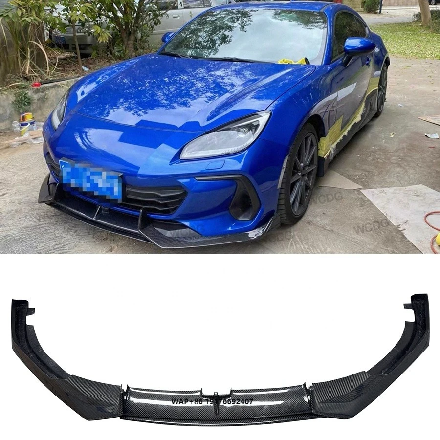 

Carbon Fiber Car Front Bumper Lip forToyota BRZ GR86 ZN8 ZD8 2020+ Front Lip Splitter Spoiler Car Bodykit