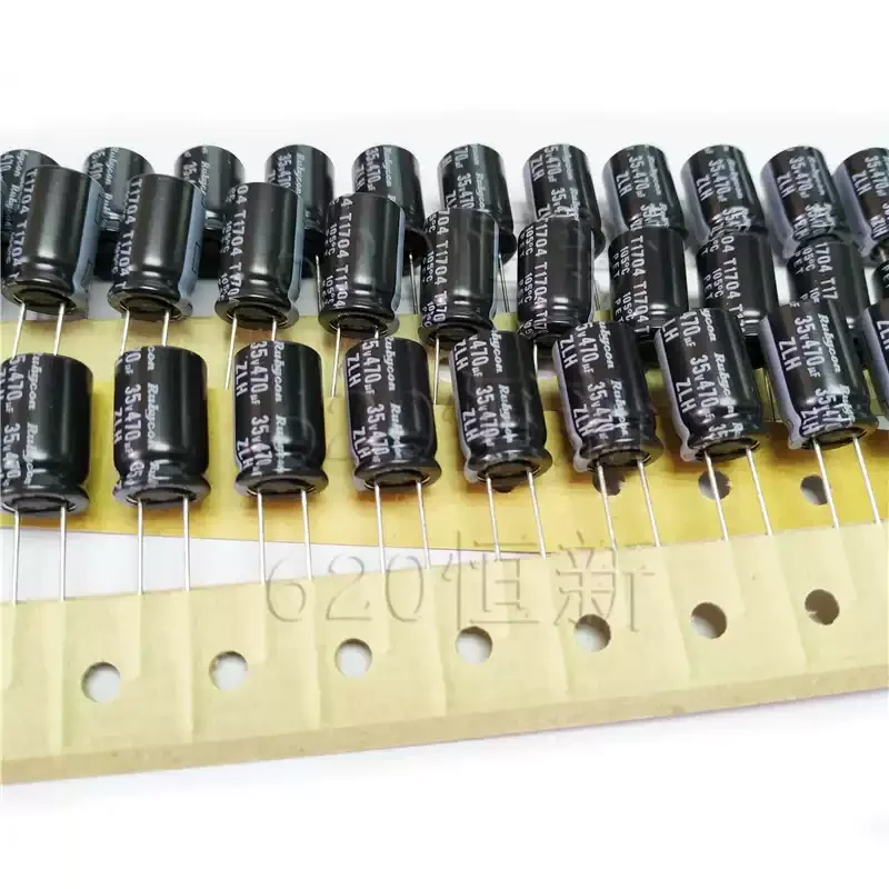 10-100pcs 35V470UF New Ruby RUBYCON 470UF35V 10X16 ZLH High Frequency Low Resistance Long Life