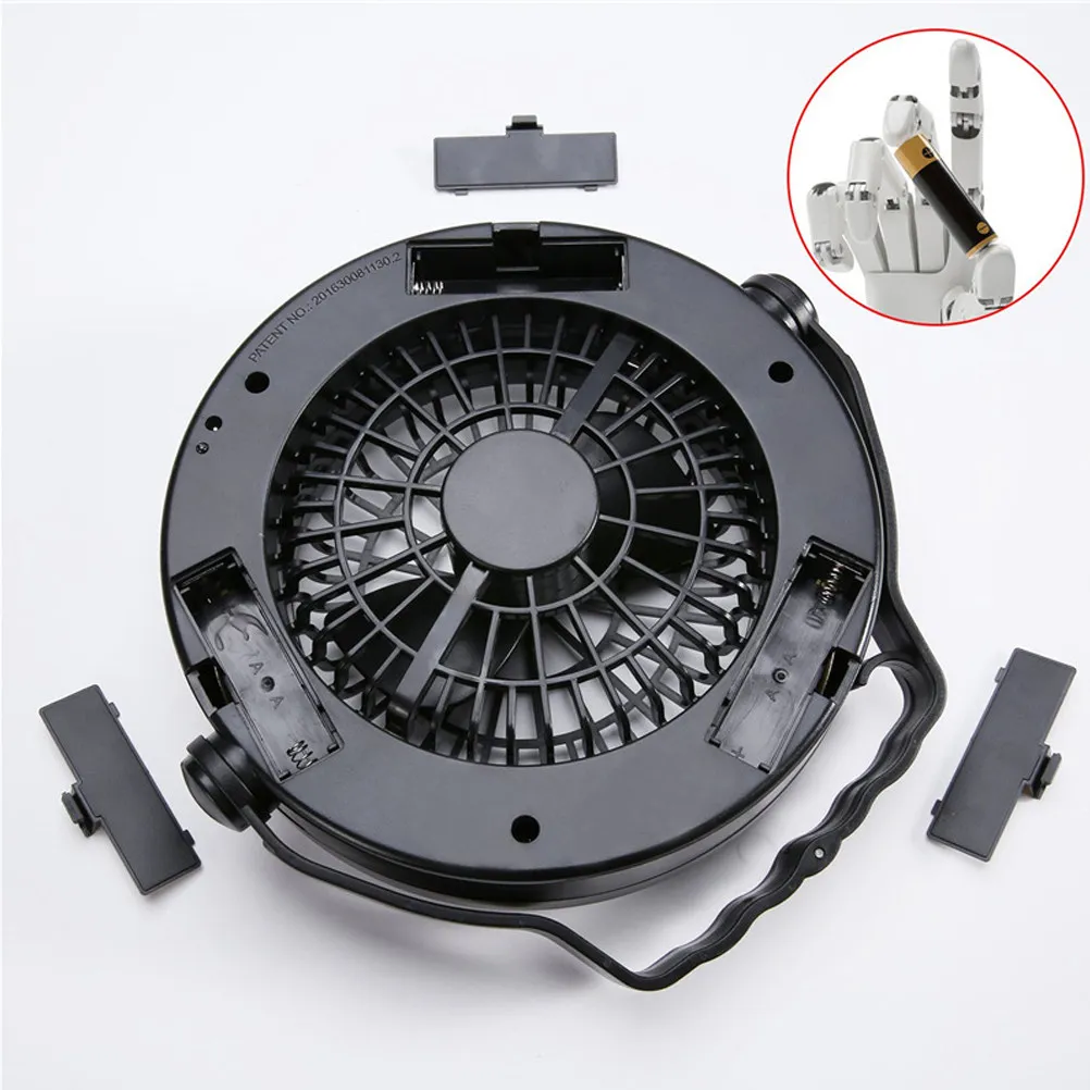 USB Three-in-One Camping Fan Lamp 18LED Outdoor Portable Multifunctional Tent Light Camping Light Anti-Glare Eye Protection
