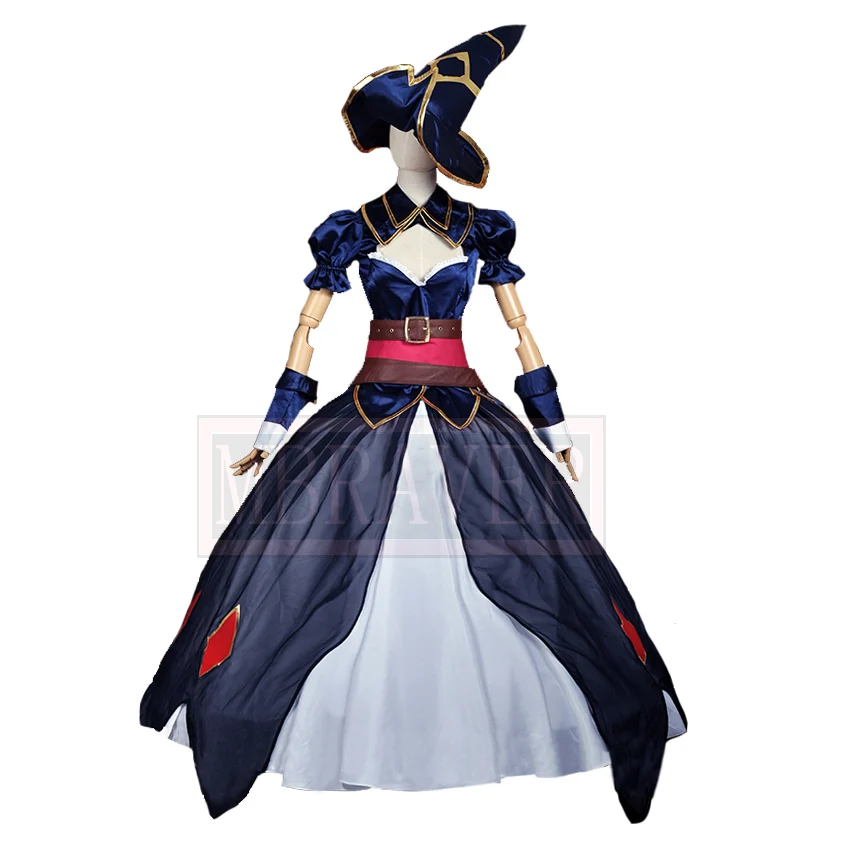 

LOL Morgana Fallen Angel Cosplay Comic Con Cosplay Uniform Costume Halloween Outfit Christmas Custom Made Any Size