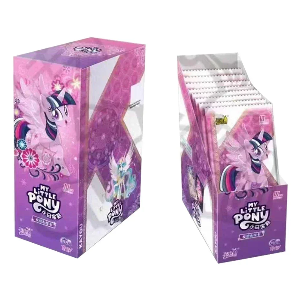 KAYOU Genuine My Little Pony Card Cute Funny Party Friendship Eternal Card Huiyue Pack Princess Collectible Card Toys Gifts