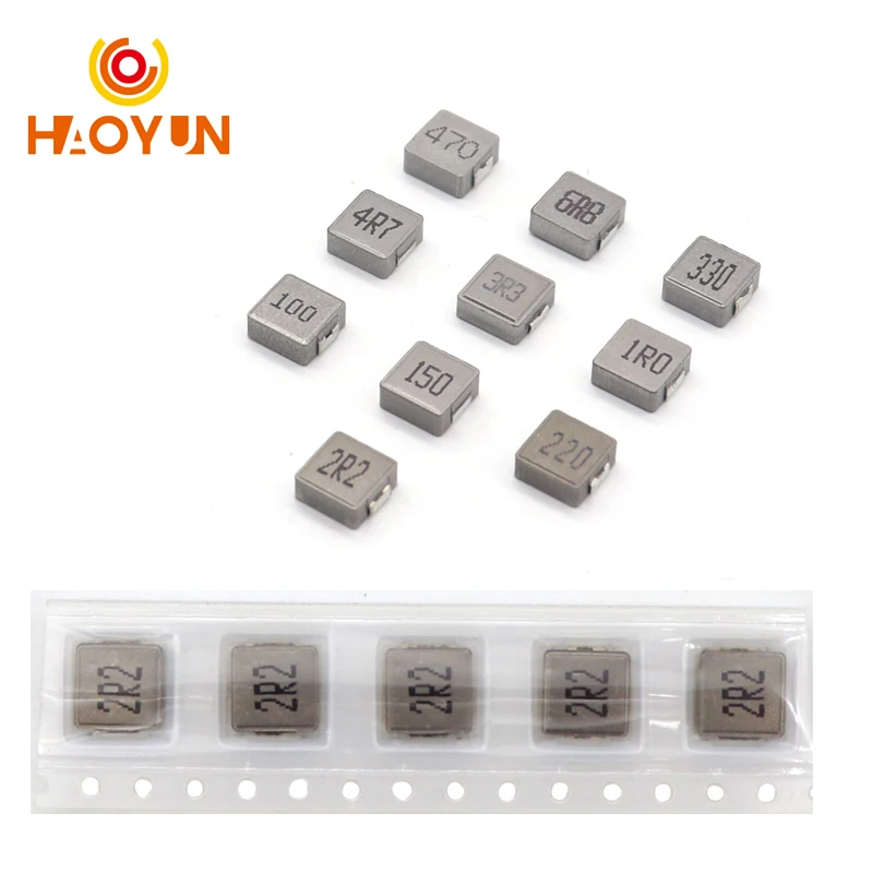 【10PCS】0630 SMD Molding Choke Power Inductor 1UH 1.5UH 2.2UH 3.3UH 4.7UH 6.8UH 10UH 15UH 22UH 33UH 47UH Chip Inductance 6*6*3mm