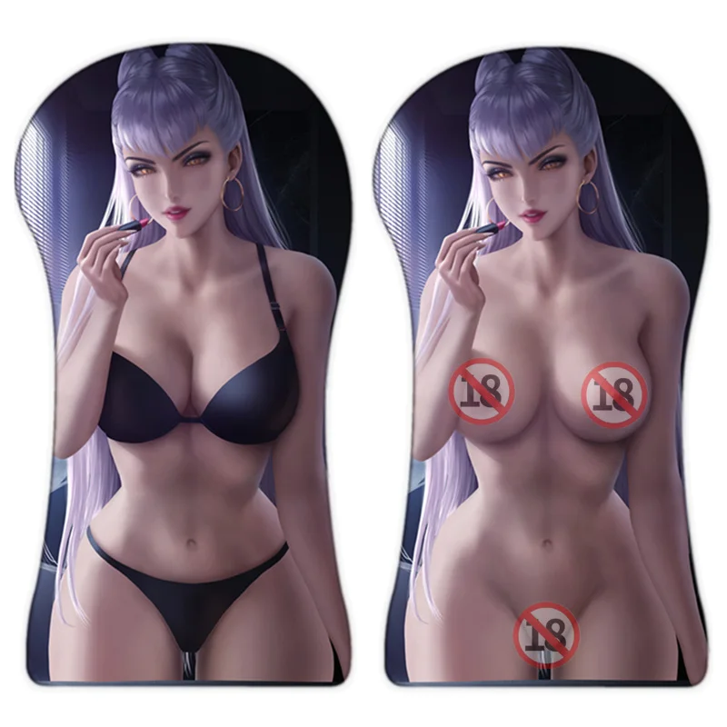 

Большой 3D коврик для мыши с изображением Лиги Легенд Evelynn, сексуальный, для всего тела, креативный, для рук, запястья, аниме, задник Oppai, коврик для мыши