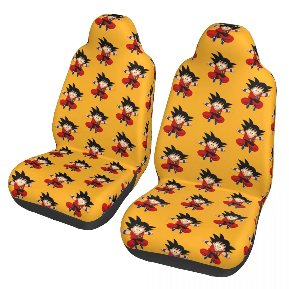 

DBZ Goku Pattern Universal Car Seat Cover Four Seasons Travel Anime Characters Car Seat Covers Polyester Hunting