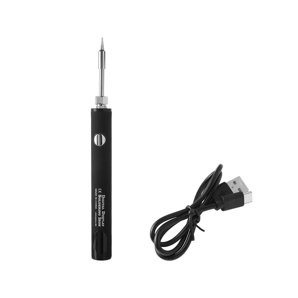 Wireless Electric Soldering Iron USB Fast Charging Adjustable Voltage Wireless Electric Iron Solder Digital Display