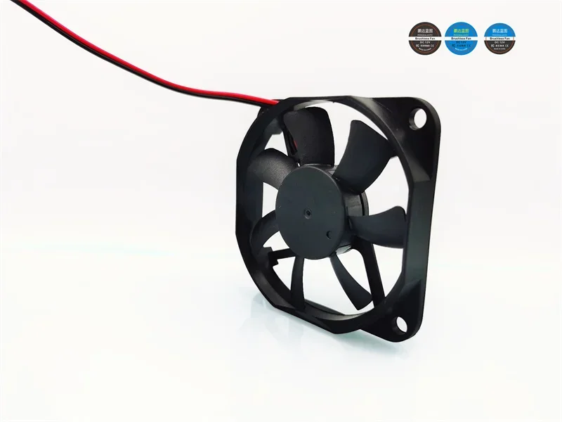 60*60*10MM New 6010 Mute 12V 0.07a 6cm Back round Chassis Hydro Bearing Cooling Fan