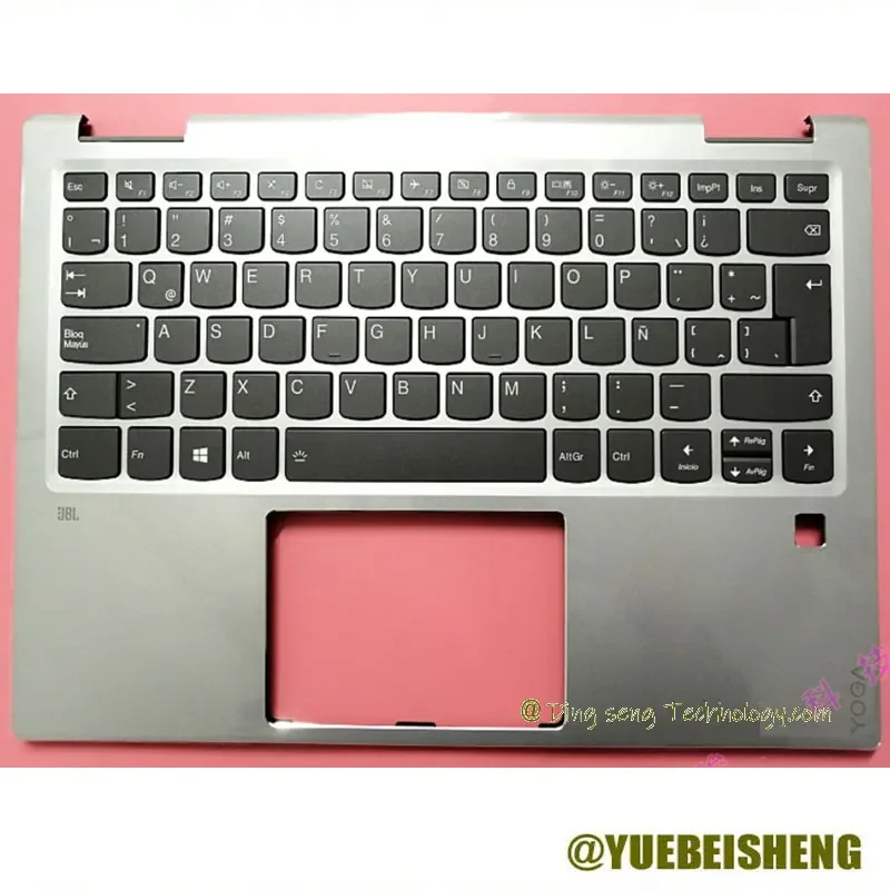 

YUEBEISHENG New/Orig For Lenovo Yoga 720 13 yoga 720-13 palmrest Latin keyboard upper cover 5CB0N68042