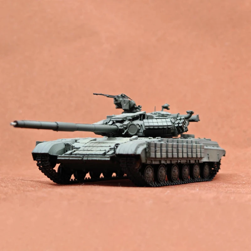1:72 Scale T-64bv Track-type Tank Simulation Plastic Tank Model Static Display DCollectible Toy Gift Souvenir Decoration