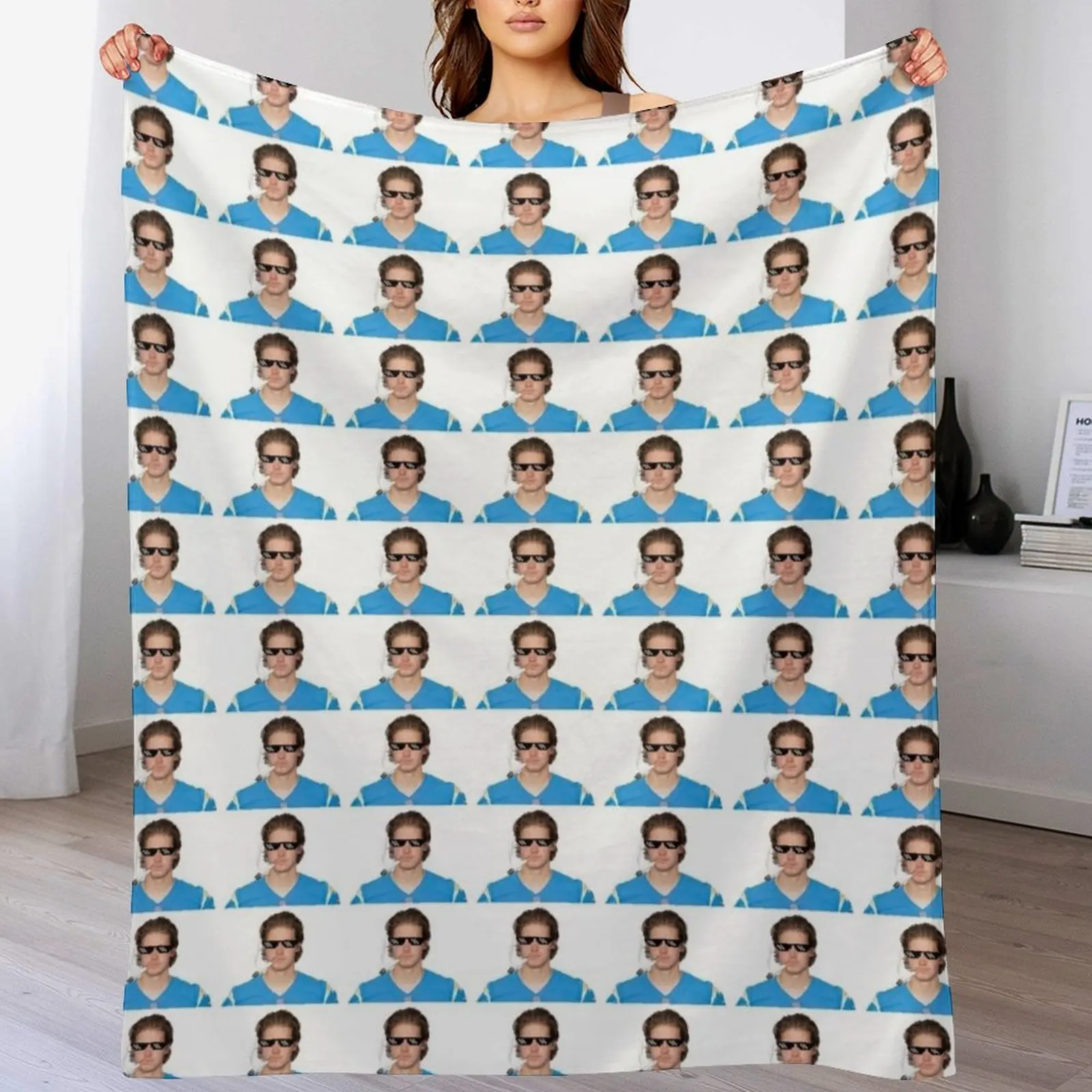 

Justin Herbert Throw Blanket christmas decoration Sofa Weighted Blankets For Sofas Blankets