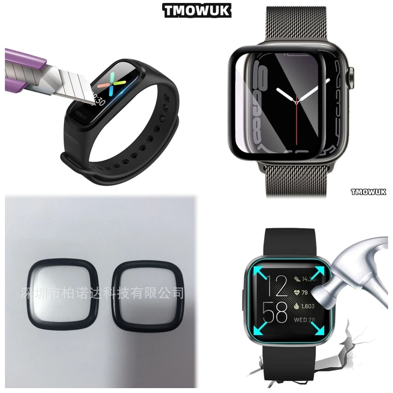 

For Fitbit Sense 2 Versa3 2 4 Inspire 3 Charge 6 5 Ultimate Cover Skin HD View Maintain Original Touch Experience Film