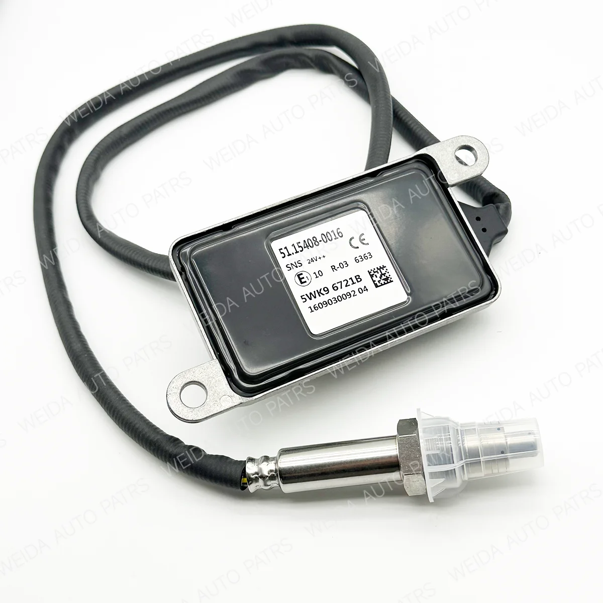 

Датчик оксида азота (NOx) 24В для грузовиков MAN, номера 51.15408-0016, 5WK9 6721B, 5WK96721B, 51154080016, 51.154080016