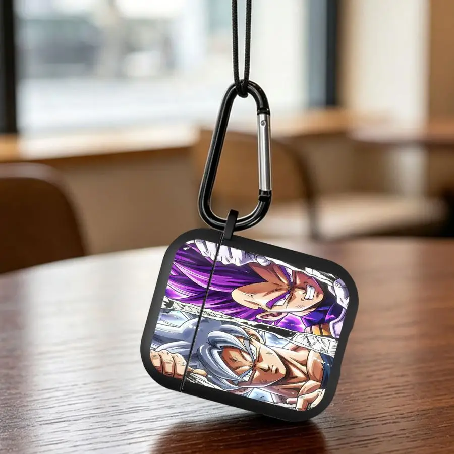 Dragons Balls Goku Angel Earphone Cases Cover With Hook Case For Airpods 5 Pro3 3 4 Pro2 Pro 2 1