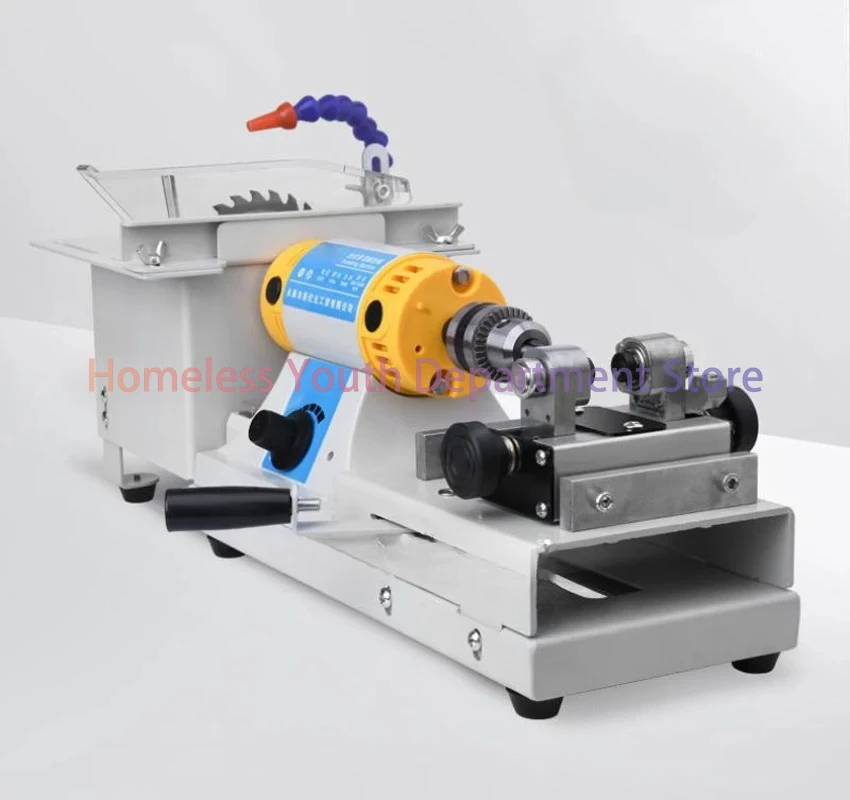 Multifunctional Bench Grinder Jade Cutting / Drilling / Grinding / Engraving / Bead Polishing / Wax Table Grinder 110/220V 750W