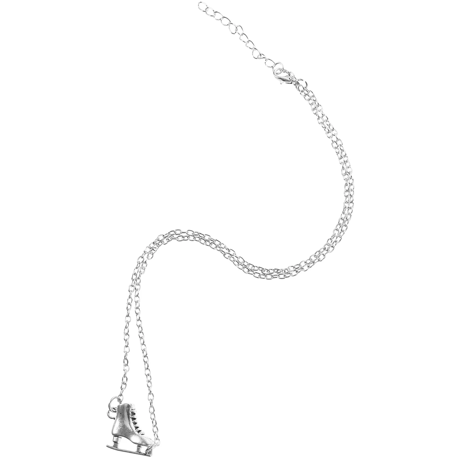 

Exquisite Skate Necklace Stable Alloy Material Unique Necklace Pendant Skating Shoes Jewelries Skate Pendant Neck Chain,
