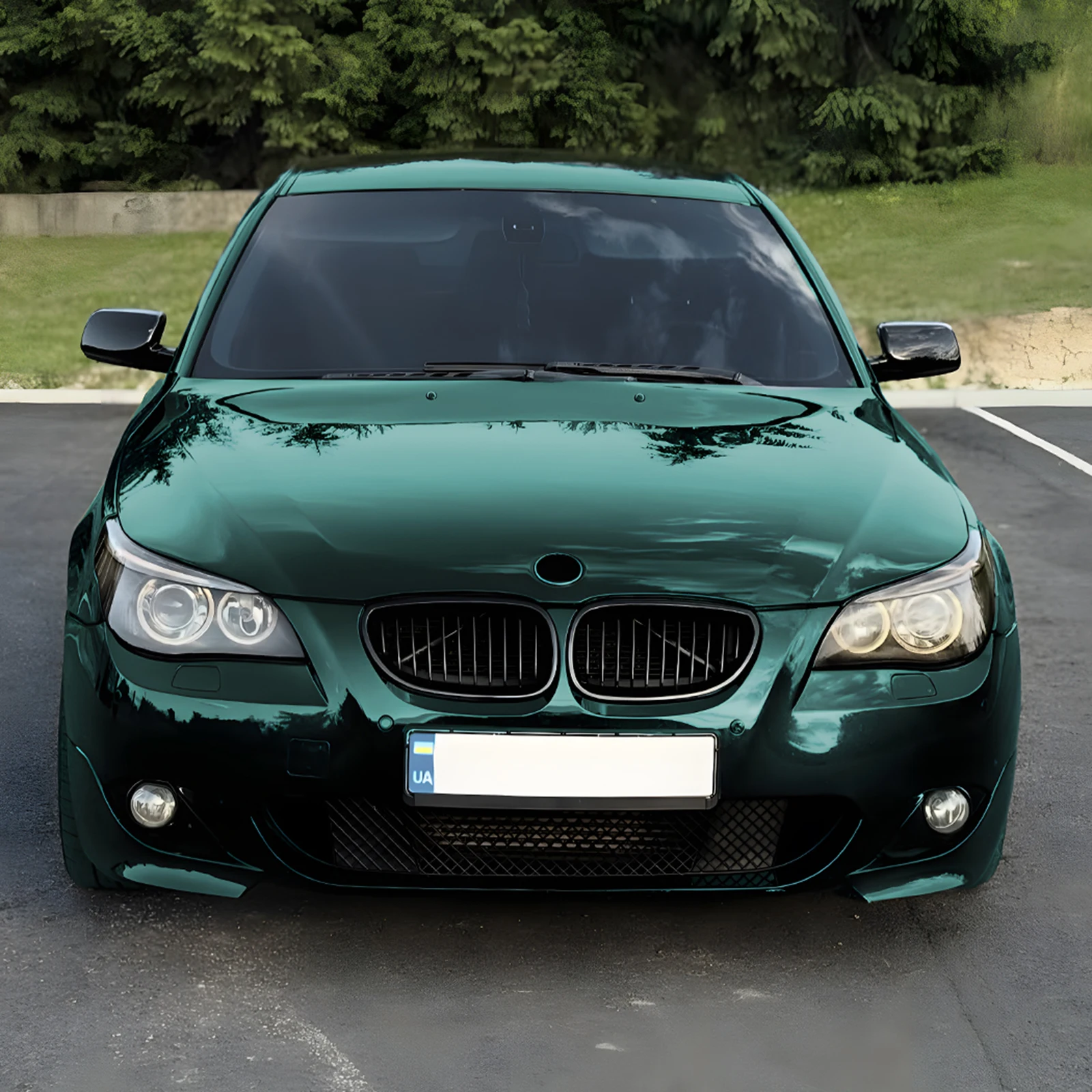 

Car Racing Grill Front Bumper Kidney Grille Hood Grid For BMW 5 Series E60 Sedan E61 Touring M5