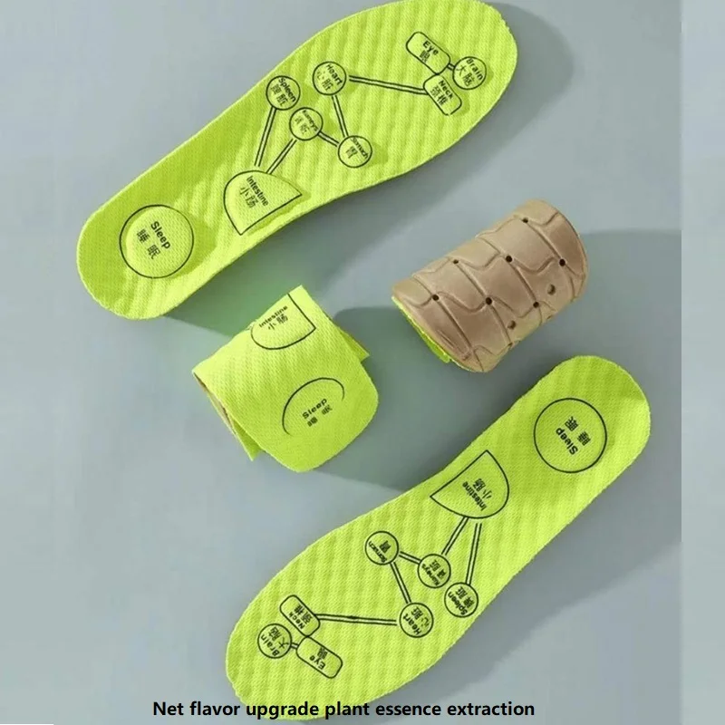 Plantilla deportiva de acupresión para pies para hombre y mujer, insertos de cojín suaves y transpirables, almohadillas desodorantes absorbentes para el sudor, XDIANr03, 1 par