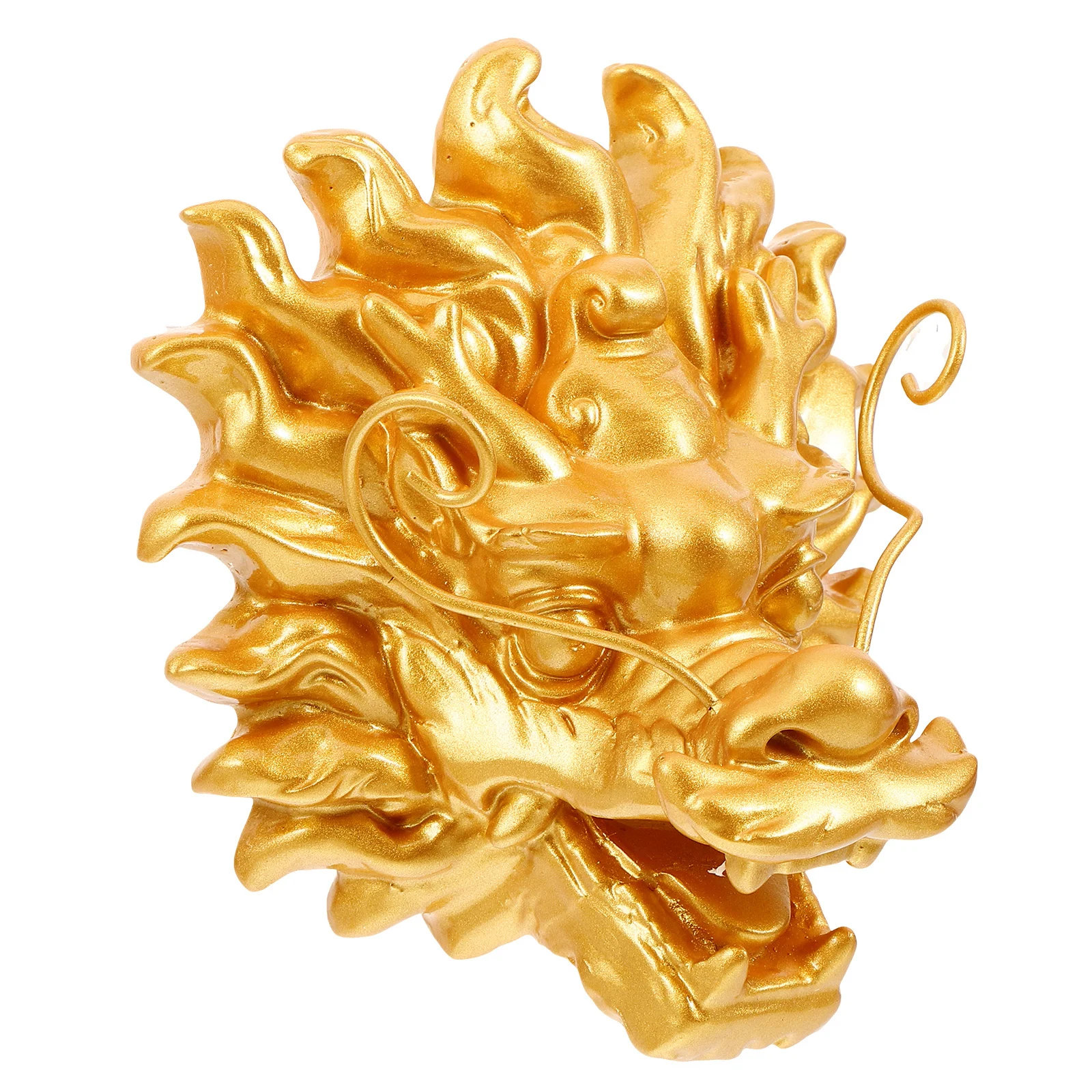 الراتنج حديقة جدار نافورة التنين الذهبي في الهواء الطلق منفذ المياه فيلا نافورة صنبور المشهد ميزة حديقة منفذ المياه